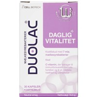 Duolac Daglig+ Vitalitet, 30 stk.